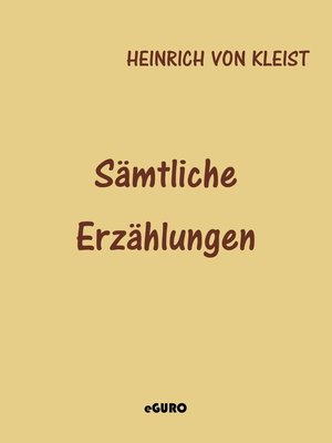 cover image of Sämtliche Erzählungen
